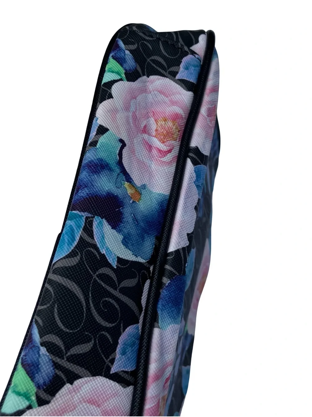 Rampage Floral Shoulder Bag Black Boho 90s Retro Purse Compact